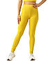 KOTTY Womens Solid Sportwear Tights Lemon Yellow