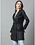 KOTTY Women Checkered Single Breasted Casual Blazer