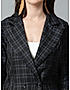 KOTTY Women Checkered Single Breasted Casual Blazer