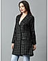 KOTTY Women Checkered Single Breasted Casual Blazer