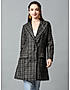 KOTTY Women Checkered Single Breasted Casual Blazer