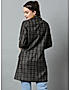 KOTTY Women Checkered Single Breasted Casual Blazer