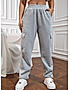 KOTTY Womens Solid Grey Track Pants