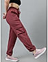 KOTTY Womens Solid Track Pants Maroon