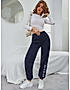 KOTTY Womens Printed Track Pants Navi