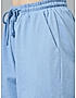 KOTTY Womens Solid Track Pants Baby Blue