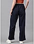 KOTTY Womens Solid Dark Blue Track Pants