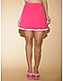 KOTTY WOMENS PINK FLARED STRAIGHT MINI SKIRTS