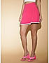 KOTTY WOMENS PINK FLARED STRAIGHT MINI SKIRTS