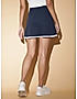 KOTTY WOMENS NAVY BLUE FLARED MINI SKIRTS