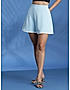 KOTTY WOMENS BLUE FLARED MINI SKIRT