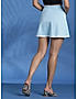 KOTTY WOMENS BLUE FLARED MINI SKIRT