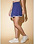 KOTTY WOMENS BLUE FLARED MINI SKIRT