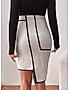 KOTTY WOMENS ASYMMETRIC PENCIL MINI SKIRT