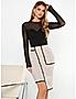 KOTTY WOMENS ASYMMETRIC PENCIL MINI SKIRT