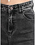 KOTTY WOMENS CASUAL WIDE LEG BLACK JEANS