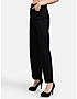 KOTTY WOMENS CASUAL WIDE LEG BLACK JEANS