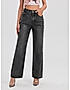 KOTTY WOMENS CASUAL STRAIGHT FIT BLACK JEANS