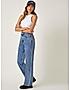 KOTTY WOMENS CASUAL STRAIGHT FIT BLUE JEANS