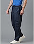 KOTTY MEN'S SOLID MID RISE STYLISH WITH MULTIPLE POCKETS COMFORTABLE AND STRECHABLE CARGO PANTS