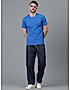 KOTTY MEN'S SOLID MID RISE STYLISH WITH MULTIPLE POCKETS COMFORTABLE AND STRECHABLE CARGO PANTS