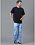 KOTTY MEN'S SOLID MID RISE STYLISH WITH MULTIPLE POCKETS COMFORTABLE AND STRECHABLE CARGO PANTS