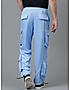 KOTTY MEN'S SOLID MID RISE STYLISH WITH MULTIPLE POCKETS COMFORTABLE AND STRECHABLE CARGO PANTS