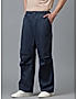 KOTTY MEN'S SOLID MID RISE STYLISH WITH MULTIPLE POCKETS COMFORTABLE AND STRECHABLE CARGO PANTS