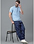 KOTTY MEN'S SOLID MID RISE STYLISH WITH MULTIPLE POCKETS COMFORTABLE AND STRECHABLE CARGO PANTS