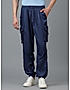 KOTTY MEN'S SOLID MID RISE STYLISH WITH MULTIPLE POCKETS COMFORTABLE AND STRECHABLE CARGO PANTS