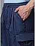 KOTTY MEN'S SOLID MID RISE STYLISH WITH MULTIPLE POCKETS COMFORTABLE AND STRECHABLE CARGO PANTS