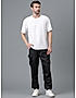 KOTTY MEN'S SOLID MID RISE STYLISH WITH MULTIPLE POCKETS COMFORTABLE AND STRECHABLE CARGO PANTS