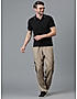 KOTTY MEN'S SOLID MID RISE STYLISH WITH MULTIPLE POCKETS COMFORTABLE AND STRECHABLE CARGO PANTS