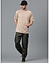 KOTTY MEN'S SOLID MID RISE STYLISH WITH MULTIPLE POCKETS COMFORTABLE AND STRECHABLE CARGO PANTS