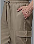 KOTTY MEN'S SOLID MID RISE STYLISH WITH MULTIPLE POCKETS COMFORTABLE AND STRECHABLE CARGO PANTS