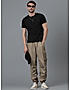 KOTTY MEN'S SOLID MID RISE STYLISH WITH MULTIPLE POCKETS COMFORTABLE AND STRECHABLE CARGO PANTS