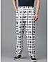 KOTTY MEN'S PRINTED MID RISE STYLISH WITH MULTIPLE POCKETS COMFORTABLE AND STRECHABLE CARGO PANTS