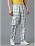 KOTTY MEN'S PRINTED MID RISE STYLISH WITH MULTIPLE POCKETS COMFORTABLE AND STRECHABLE CARGO PANTS