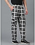 KOTTY MEN'S PRINTED MID RISE STYLISH WITH MULTIPLE POCKETS COMFORTABLE AND STRECHABLE CARGO PANTS