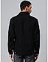 KOTTY MEN CASUAL REGULAR FIT DENIM BLACK JACKET