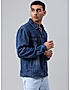 KOTTY MEN CASUAL REGULAR FIT DENIM BLUE JACKET