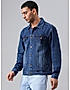 KOTTY MEN CASUAL REGULAR FIT DENIM BLUE JACKET