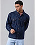 KOTTY MEN CASUAL REGULAR FIT DENIM BLUE JACKET