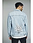 KOTTY MEN CASUAL REGULAR FIT DENIM LIGHT BLUE JACKET