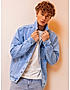 KOTTY MEN CASUAL REGULAR FIT DENIM BLUE JACKET