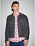 KOTTY MEN CASUAL REGULAR FIT DENIM BLACK JACKET