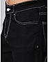 KOTTY MEN REGULAR MID RISE BLACK SOLID JEANS