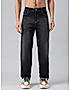 KOTTY MEN REGULAR MID RISE BLACK SOLID JEANS