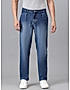 KOTTY MEN REGULAR MID RISE BLUE SOLID JEANS