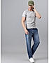 KOTTY MEN REGULAR MID RISE BLUE SOLID JEANS